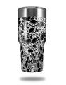 Skin Decal Wrap for K2 Element Tumbler 30oz - Scattered Skulls Black (TUMBLER NOT INCLUDED) by WraptorSkinz