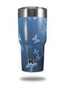 Skin Decal Wrap for K2 Element Tumbler 30oz - Bokeh Butterflies Blue (TUMBLER NOT INCLUDED) by WraptorSkinz