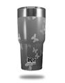 Skin Decal Wrap for K2 Element Tumbler 30oz - Bokeh Butterflies Grey (TUMBLER NOT INCLUDED) by WraptorSkinz