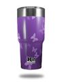 Skin Decal Wrap for K2 Element Tumbler 30oz - Bokeh Butterflies Purple (TUMBLER NOT INCLUDED) by WraptorSkinz