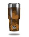 Skin Decal Wrap for K2 Element Tumbler 30oz - Bokeh Hearts Orange (TUMBLER NOT INCLUDED) by WraptorSkinz