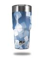 Skin Decal Wrap for K2 Element Tumbler 30oz - Bokeh Squared Blue (TUMBLER NOT INCLUDED) by WraptorSkinz