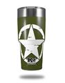 Skin Decal Wrap for K2 Element Tumbler 30oz - Distressed Army Star (TUMBLER NOT INCLUDED) by WraptorSkinz