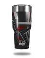 Skin Decal Wrap for K2 Element Tumbler 30oz - Baja 0023 Red Dark (TUMBLER NOT INCLUDED) by WraptorSkinz