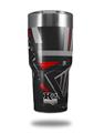 Skin Decal Wrap for K2 Element Tumbler 30oz - Baja 0023 Red (TUMBLER NOT INCLUDED) by WraptorSkinz