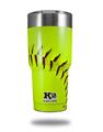 Skin Decal Wrap for K2 Element Tumbler 30oz - Softball (TUMBLER NOT INCLUDED) by WraptorSkinz