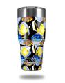 Skin Decal Wrap for K2 Element Tumbler 30oz - Tropical Fish 01 Black (TUMBLER NOT INCLUDED) by WraptorSkinz