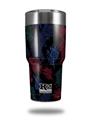 Skin Decal Wrap for K2 Element Tumbler 30oz - Floating Coral Black (TUMBLER NOT INCLUDED) by WraptorSkinz