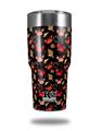 Skin Decal Wrap for K2 Element Tumbler 30oz - Crabs and Shells Black (TUMBLER NOT INCLUDED) by WraptorSkinz
