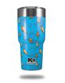 Skin Decal Wrap for K2 Element Tumbler 30oz - Sea Shells 02 Blue Medium (TUMBLER NOT INCLUDED) by WraptorSkinz