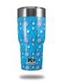Skin Decal Wrap for K2 Element Tumbler 30oz - Seahorses and Shells Blue Medium (TUMBLER NOT INCLUDED) by WraptorSkinz