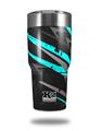 Skin Decal Wrap for K2 Element Tumbler 30oz - Baja 0014 Neon Teal (TUMBLER NOT INCLUDED)