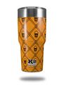 Skin Decal Wrap for K2 Element Tumbler 30oz - Halloween Skull and Bones (TUMBLER NOT INCLUDED) by WraptorSkinz