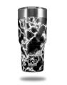 Skin Decal Wrap for K2 Element Tumbler 30oz - Electrify White (TUMBLER NOT INCLUDED) by WraptorSkinz