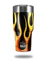 Skin Decal Wrap for K2 Element Tumbler 30oz - Metal Flames (TUMBLER NOT INCLUDED) by WraptorSkinz