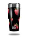 Skin Decal Wrap for K2 Element Tumbler 30oz - Strawberries on Black (TUMBLER NOT INCLUDED) by WraptorSkinz