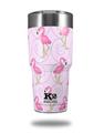 Skin Decal Wrap for K2 Element Tumbler 30oz - Flamingos on Pink (TUMBLER NOT INCLUDED) by WraptorSkinz