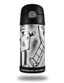 Skin Decal Wrap for Thermos Funtainer 12oz Bottle Robot Love (BOTTLE NOT INCLUDED) by WraptorSkinz