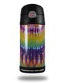 Skin Decal Wrap for Thermos Funtainer 12oz Bottle Tie Dye Purple Gears (BOTTLE NOT INCLUDED) by WraptorSkinz