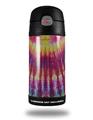 Skin Decal Wrap for Thermos Funtainer 12oz Bottle Tie Dye Rainbow Stripes (BOTTLE NOT INCLUDED) by WraptorSkinz
