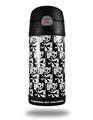 Skin Decal Wrap for Thermos Funtainer 12oz Bottle Skull Checker (BOTTLE NOT INCLUDED) by WraptorSkinz