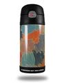 Skin Decal Wrap for Thermos Funtainer 12oz Bottle Flowers Pattern 03 (BOTTLE NOT INCLUDED) by WraptorSkinz