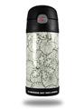 Skin Decal Wrap for Thermos Funtainer 12oz Bottle Flowers Pattern 05 (BOTTLE NOT INCLUDED) by WraptorSkinz