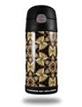 Skin Decal Wrap for Thermos Funtainer 12oz Bottle Leave Pattern 1 Brown (BOTTLE NOT INCLUDED) by WraptorSkinz