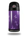 Skin Decal Wrap for Thermos Funtainer 12oz Bottle Bokeh Butterflies Purple (BOTTLE NOT INCLUDED) by WraptorSkinz