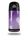 Skin Decal Wrap for Thermos Funtainer 12oz Bottle Bokeh Hex Purple (BOTTLE NOT INCLUDED) by WraptorSkinz