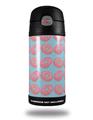 Skin Decal Wrap for Thermos Funtainer 12oz Bottle Donuts Blue (BOTTLE NOT INCLUDED) by WraptorSkinz