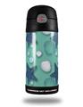 Skin Decal Wrap for Thermos Funtainer 12oz Bottle Starfish and Sea Shells Seafoam Green (BOTTLE NOT INCLUDED) by WraptorSkinz