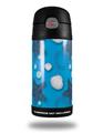 Skin Decal Wrap for Thermos Funtainer 12oz Bottle Starfish and Sea Shells Blue Medium (BOTTLE NOT INCLUDED) by WraptorSkinz