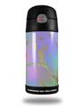 Skin Decal Wrap for Thermos Funtainer 12oz Bottle Unicorn Bomb Gold and Green (BOTTLE NOT INCLUDED)