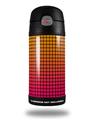 Skin Decal Wrap for Thermos Funtainer 12oz Bottle Faded Dots Hot Pink Orange (BOTTLE NOT INCLUDED)