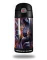 Skin Decal Wrap compatible with Thermos Funtainer 12oz Bottle Hyper Warp (BOTTLE NOT INCLUDED)