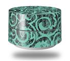 Skin Decal Wrap for Google WiFi Original Folder Doodles Seafoam Green (GOOGLE WIFI NOT INCLUDED)