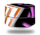 Skin Decal Wrap for Google WiFi Original Black Waves Orange Hot Pink (GOOGLE WIFI NOT INCLUDED)
