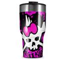 WraptorSkinz Skin Wrap compatible with 2017 and newer RTIC Tumblers 30oz Punk Skull Princess (TUMBLER NOT INCLUDED)