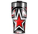 WraptorSkinz Skin Wrap compatible with 2017 and newer RTIC Tumblers 30oz Star Checker Splatter (TUMBLER NOT INCLUDED)