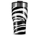 WraptorSkinz Skin Wrap compatible with 2017 and newer RTIC Tumblers 30oz Zebra (TUMBLER NOT INCLUDED)