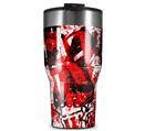 WraptorSkinz Skin Wrap compatible with 2017 and newer RTIC Tumblers 30oz Red Graffiti (TUMBLER NOT INCLUDED)