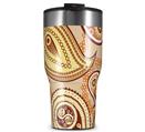 WraptorSkinz Skin Wrap compatible with 2017 and newer RTIC Tumblers 30oz Paisley Vect 01 (TUMBLER NOT INCLUDED)
