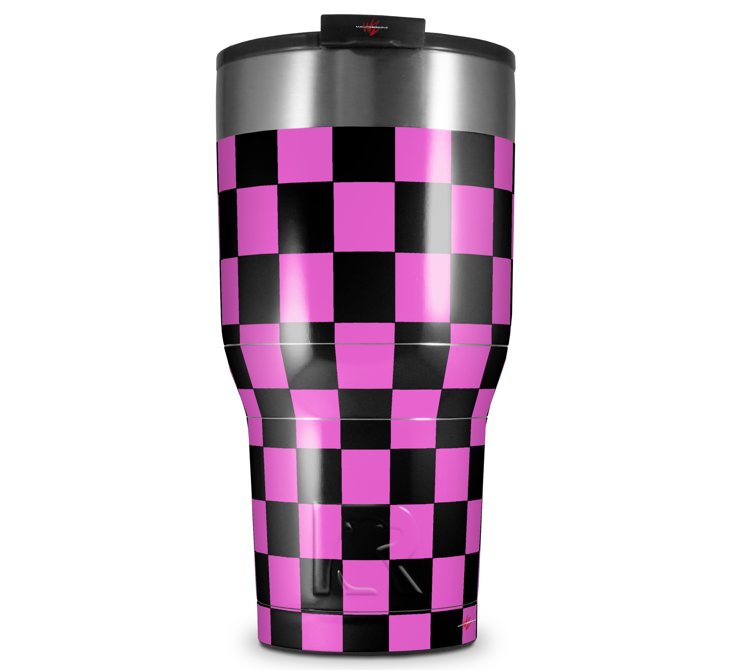 RTIC 2017 Model 30oz Tumbler Checkers Pink | uSkins