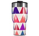 WraptorSkinz Skin Wrap compatible with 2017 and newer RTIC Tumblers 30oz Triangles Berries (TUMBLER NOT INCLUDED)