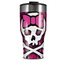 WraptorSkinz Skin Wrap compatible with 2017 and newer RTIC Tumblers 30oz Pink Bow Princess (TUMBLER NOT INCLUDED)