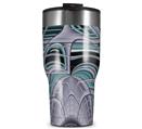 WraptorSkinz Skin Wrap compatible with 2017 and newer RTIC Tumblers 30oz Socialist Abstract (TUMBLER NOT INCLUDED)