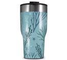 WraptorSkinz Skin Wrap compatible with 2017 and newer RTIC Tumblers 30oz Sea Blue (TUMBLER NOT INCLUDED)