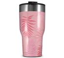WraptorSkinz Skin Wrap compatible with 2017 and newer RTIC Tumblers 30oz Palms 01 Pink On Pink (TUMBLER NOT INCLUDED)