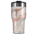 WraptorSkinz Skin Wrap compatible with 2017 and newer RTIC Tumblers 30oz Rose Gold Gilded Marble (TUMBLER NOT INCLUDED)